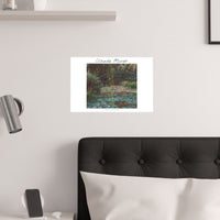 Water Lily Pond | Titled | Satin Poster