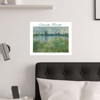 Banks of the Seine | Titled | Satin Poster