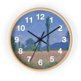 Giverny Poppy | Clock