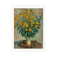 Artichoke Flowers | Satin Poster