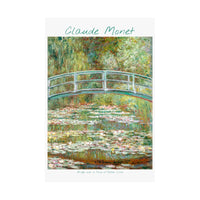 Water Lily Bridge | Titled | Satin Poster