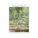 Water Lily Bridge | Titled | Satin Poster