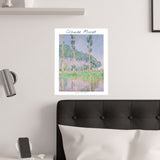 Poplars | Titled | Satin Poster