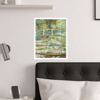 Water Lily Bridge | Satin Poster