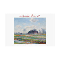 Tulip Fields | Titled | Satin Poster