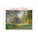 Landscape Monceau | Titled | Satin Poster