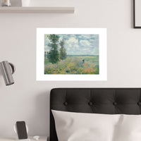Argenteuil Poppy | Satin Poster