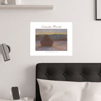 Sunset Stack | Titled | Satin Poster