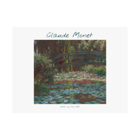 Water Lily Pond | Titled | Satin Poster