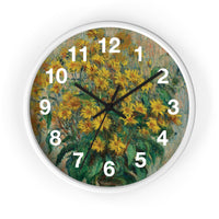 Artichoke Flowers | Clock