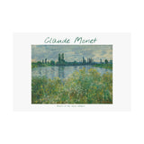 Banks of the Seine | Titled | Satin Poster