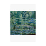 Lilies and Bridge | Satin Poster
