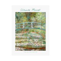 Water Lily Bridge | Titled | Satin Poster