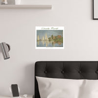 Argenteuil Regattas | Titled | Satin Poster