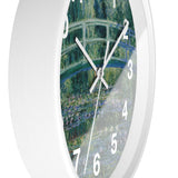 Lilies and Bridge | Clock