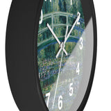 Lilies and Bridge | Clock