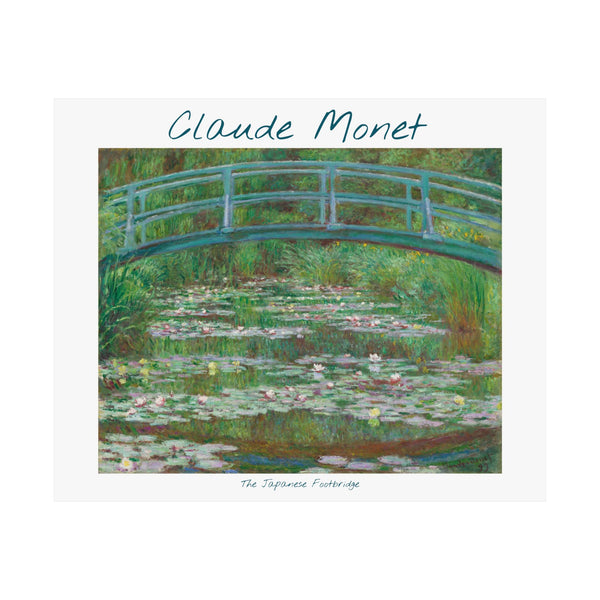 Japanese Footbridge | Titled | Satin Poster