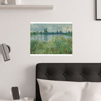 Banks of the Seine | Satin Poster