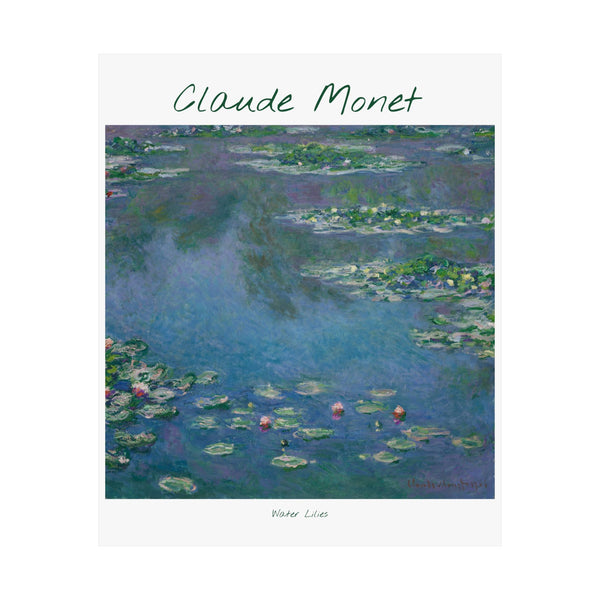 Water Lilies | Titled | Satin Poster