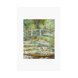 Water Lily Bridge | Satin Poster