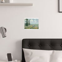 Argenteuil Poppy | Satin Poster