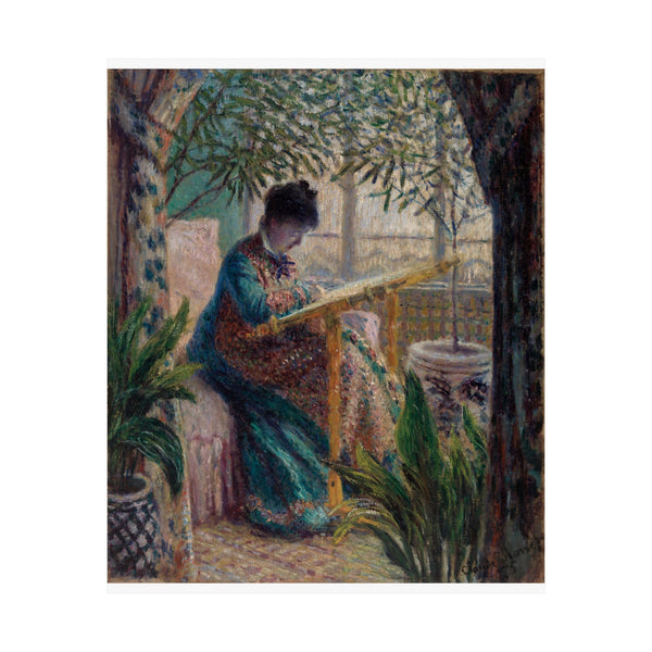 Embroidering | Satin Poster