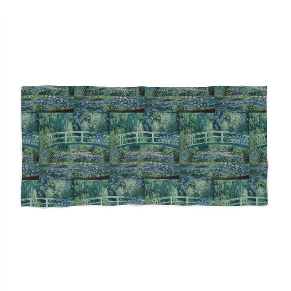 Lilies and Bridge | Beach Towel