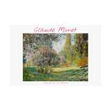 Landscape Monceau | Titled | Satin Poster