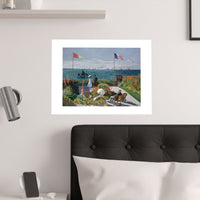 Sainte-Adresse Garden | Satin Poster