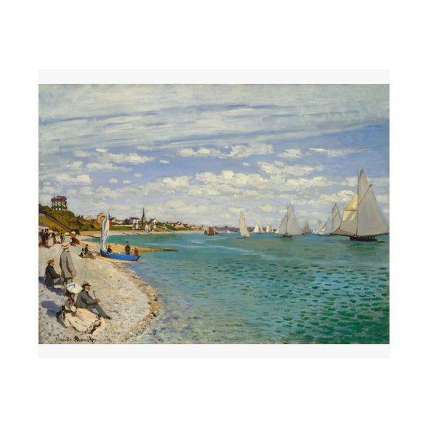 Sainte-Adresse Regatta | Satin Poster