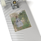 Girl with Dog | Sticker