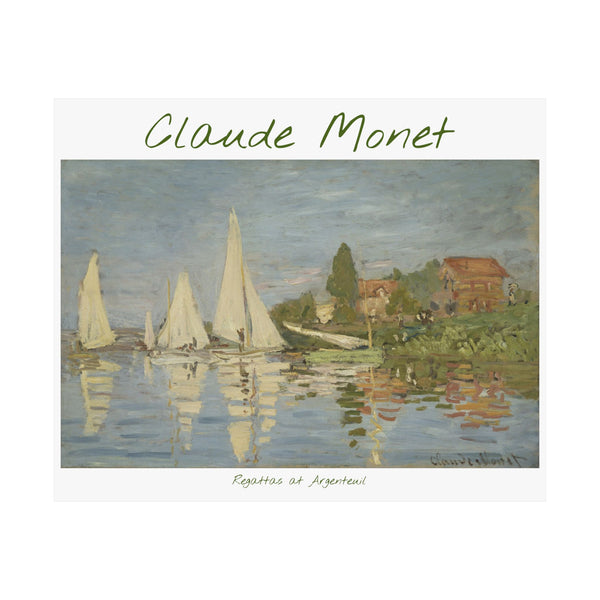 Argenteuil Regattas | Titled | Satin Poster