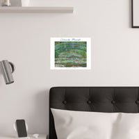 Japanese Footbridge | Titled | Satin Poster