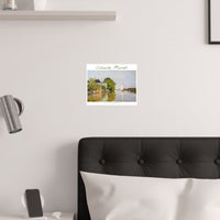 Achterzaan | Titled | Satin Poster