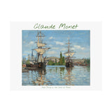 Ships | Titled | Satin Poster