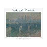 Gray Bridge | Titled | Satin Poster