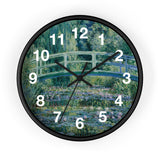 Lilies and Bridge | Clock