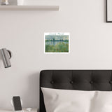 Banks of the Seine | Titled | Satin Poster