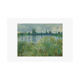 Banks of the Seine | Satin Poster