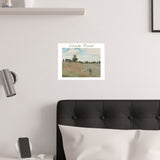 Poppy Field | Titled | Satin Poster