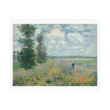 Argenteuil Poppy | Satin Poster