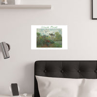 Dahlias | Titled | Satin Poster