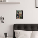 Embroidering | Satin Poster