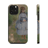 Girl with Dog | iPhone Case | slim