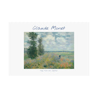 Argenteuil Poppy | Titled | Satin Poster