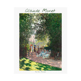 Parc Monceau | Titled | Satin Poster
