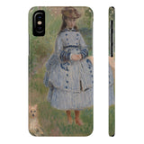 Girl with Dog | iPhone Case | slim