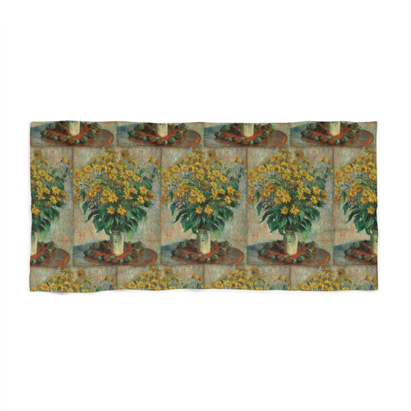 Artichoke Flowers | Beach Towel