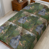 Girl with Dog | Blanket