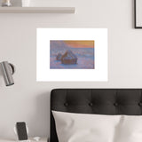 Snow Stacks | Satin Poster